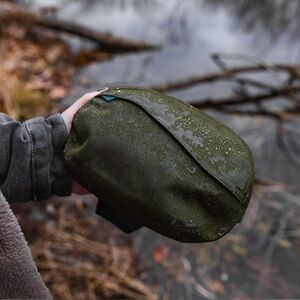 BNWT Vessi Shoreline Waterproof Canvas Green Lime wash Waist Pouch Belt Bag